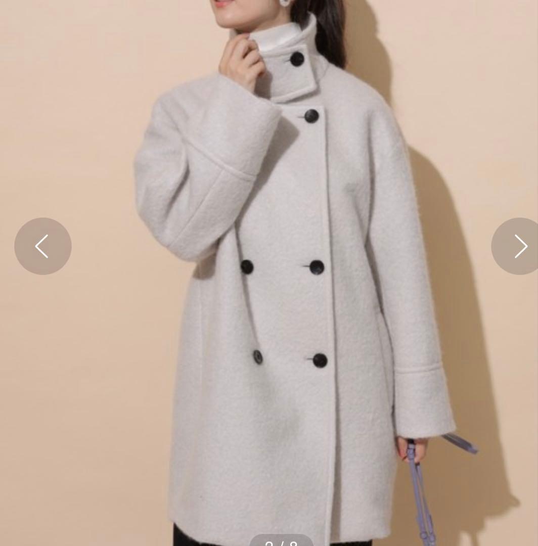 【美品】アプワイザーリッシェ　スタンドミドルコート　テントコート