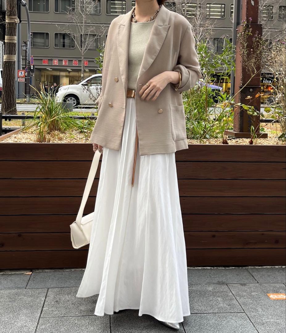 DouDou メッシュダブルジャケット ベージュ