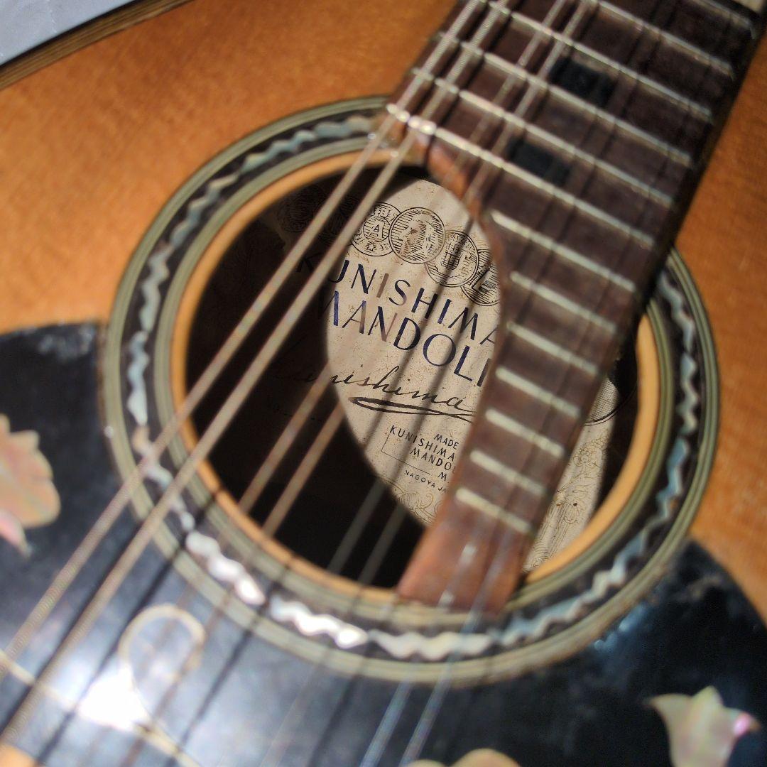 KUNISHIMA MANDOLIN No.4 ハードケース　備品付　マンドリン