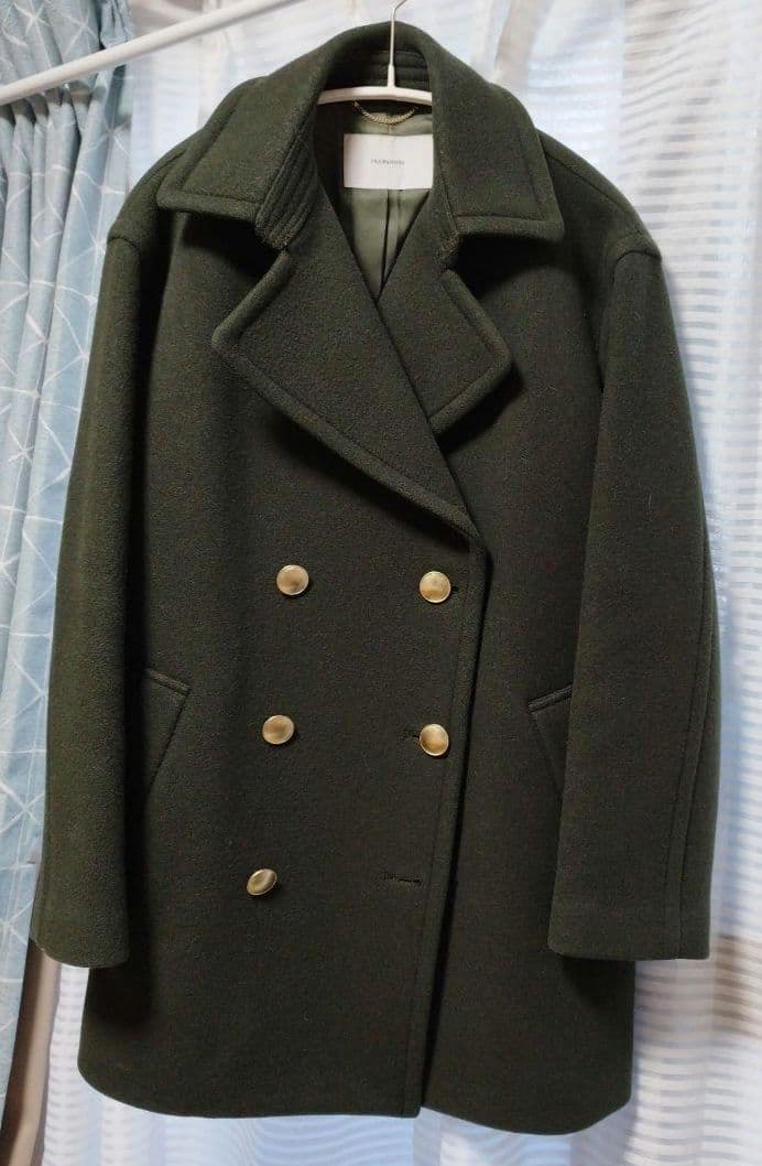 年始限定価格［美品］FRAMeWORK ラムリバーメルトン ピーコート 36