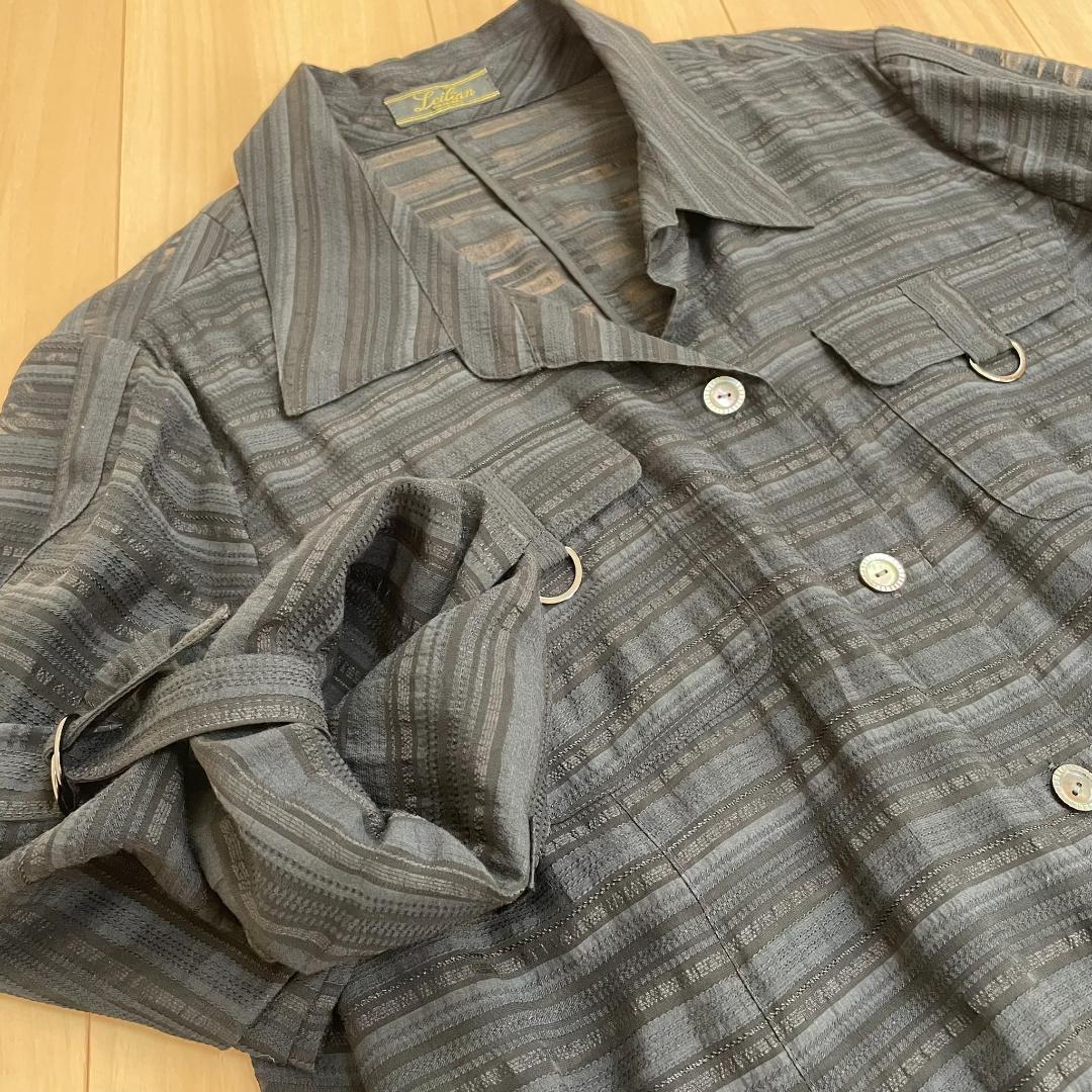 新品 レリアン Leilian 黒 トップス 15+ 大きいサイズ 日本製 春夏