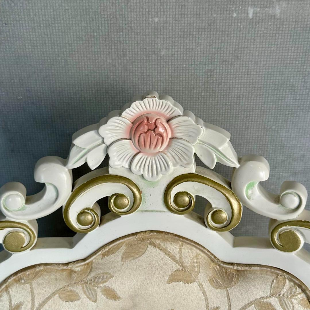 ❖ 王妃気分のアンティーク調クロシオチェア ❖ロココ調　アンティーク風　手彫猫足