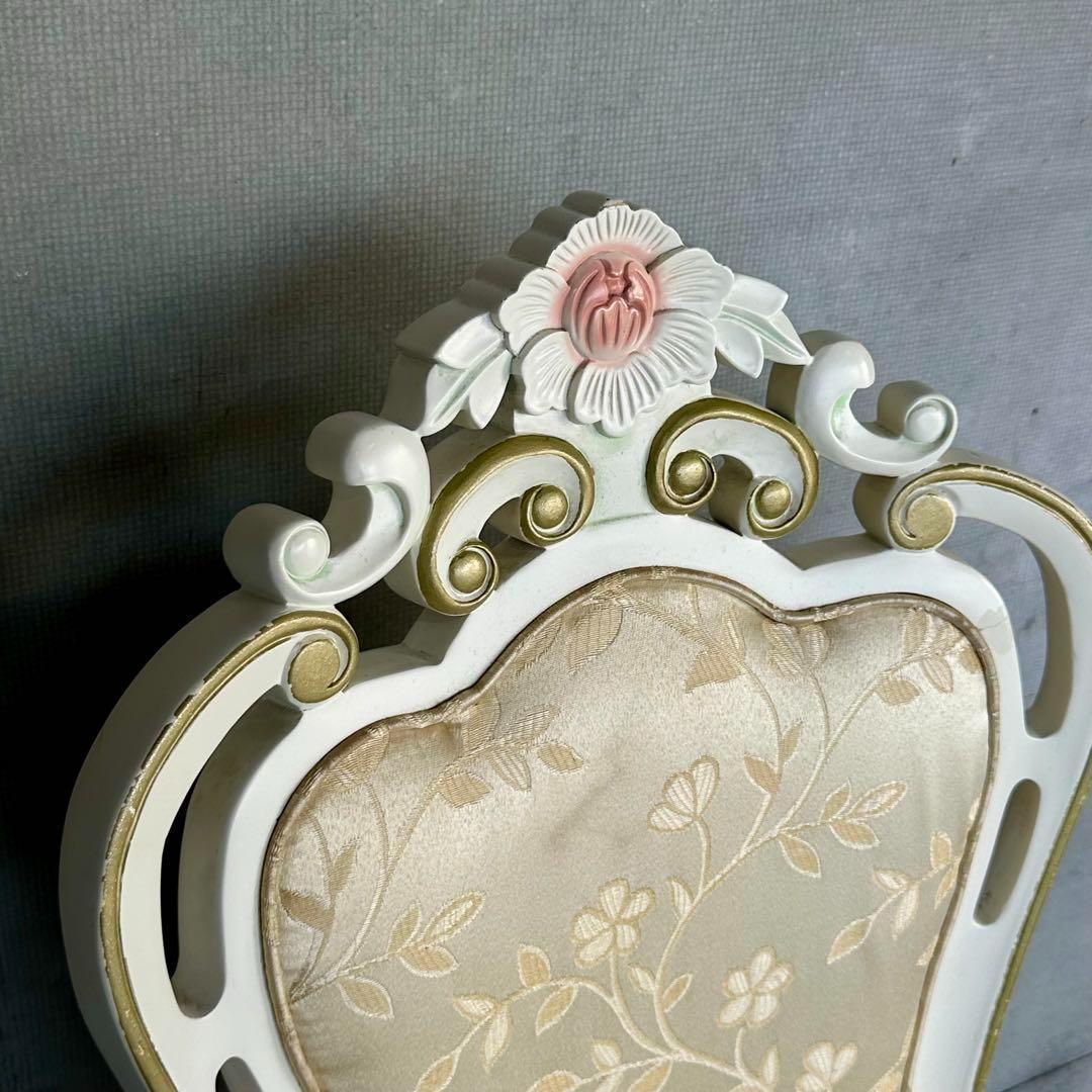 ❖ 王妃気分のアンティーク調クロシオチェア ❖ロココ調　アンティーク風　手彫猫足