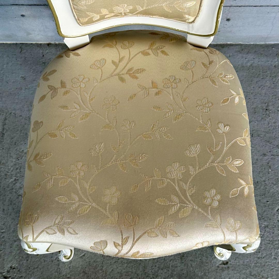 ❖ 王妃気分のアンティーク調クロシオチェア ❖ロココ調　アンティーク風　手彫猫足