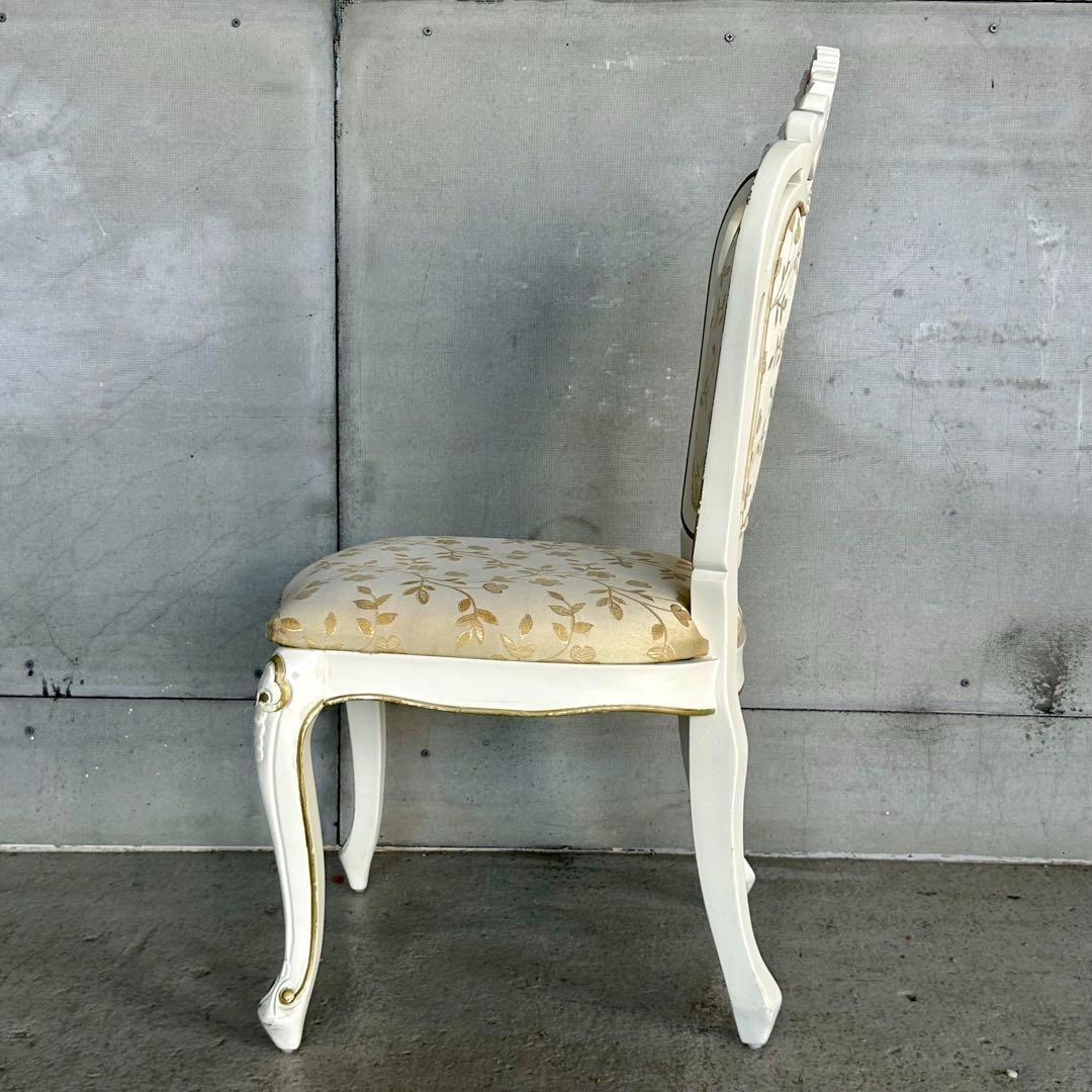 ❖ 王妃気分のアンティーク調クロシオチェア ❖ロココ調　アンティーク風　手彫猫足