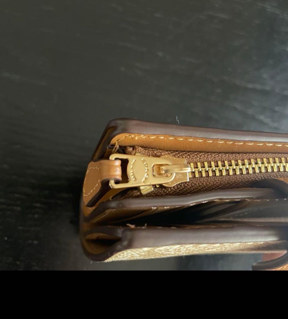 【とらねこ】COACH 二つ折り財布