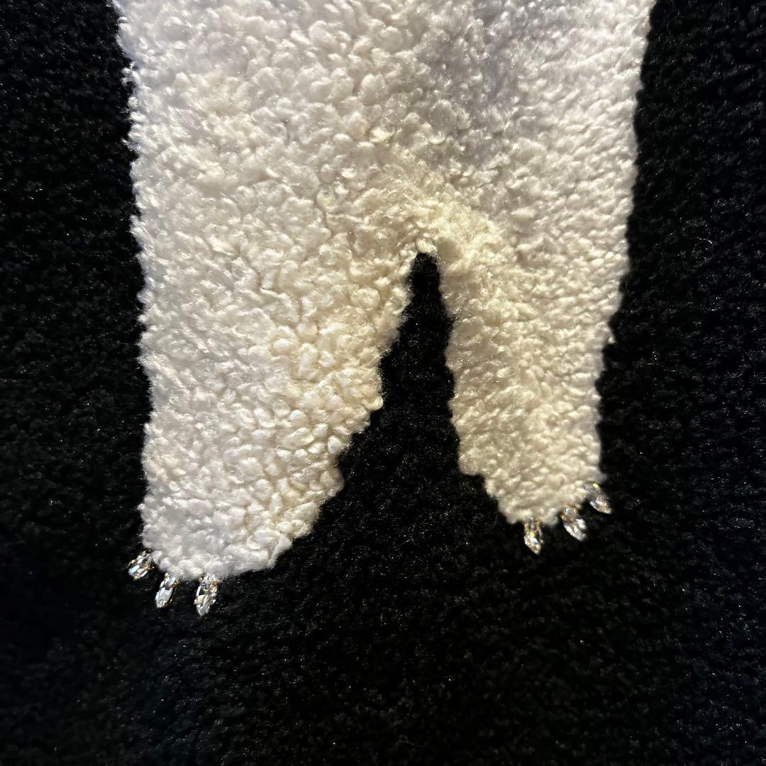 Tu es mon TRÉSOR クマモチーフ ボア コート ロング ベア くま