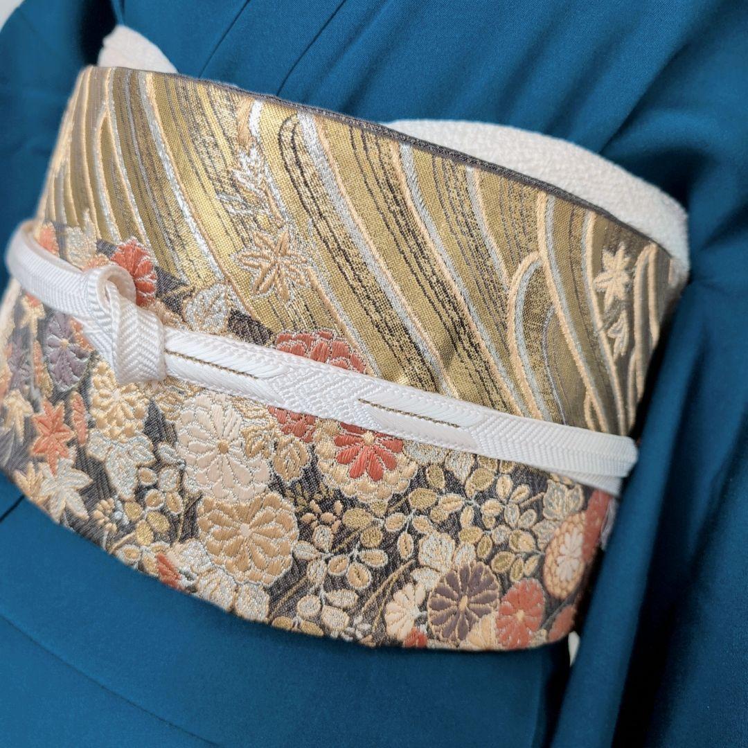 色無地　着物　フルセット　正絹　O4