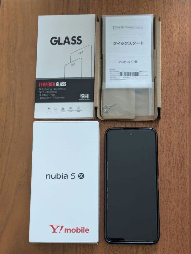 【新品未使用】　nubia S 5G Y!mobile 『ブラック』SIMフリー