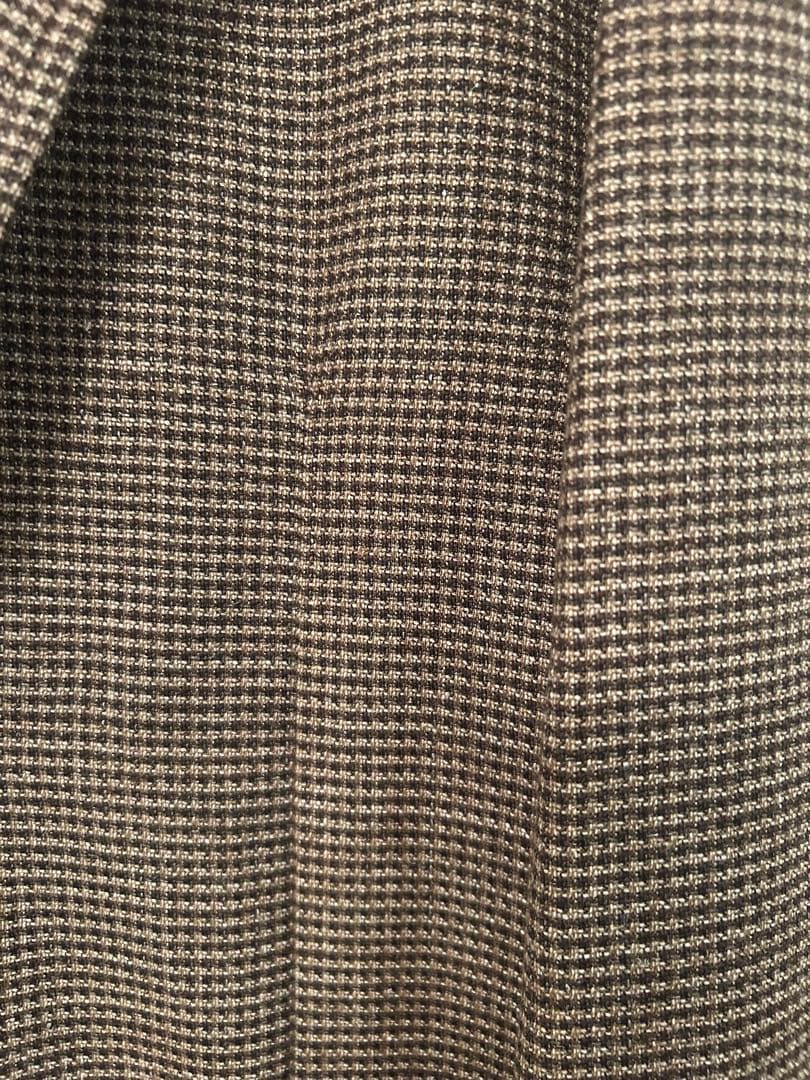 ブラウン チェック柄 テーラードジャケット