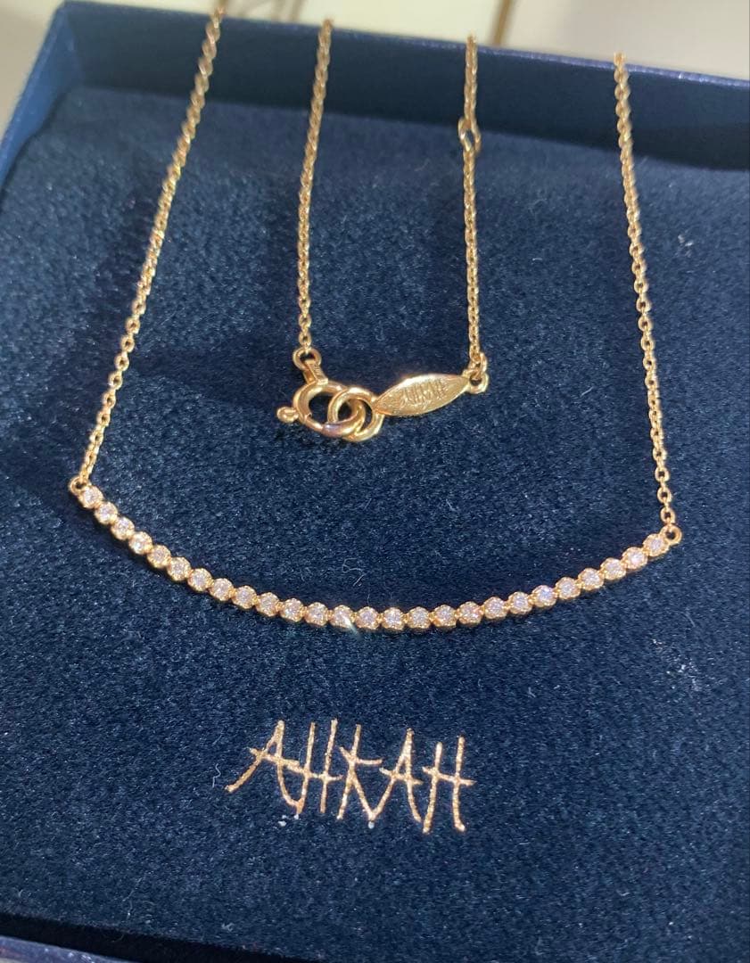 【S♡アカウント】AHKAHアーカー ビリーブユーミディ ネックレス