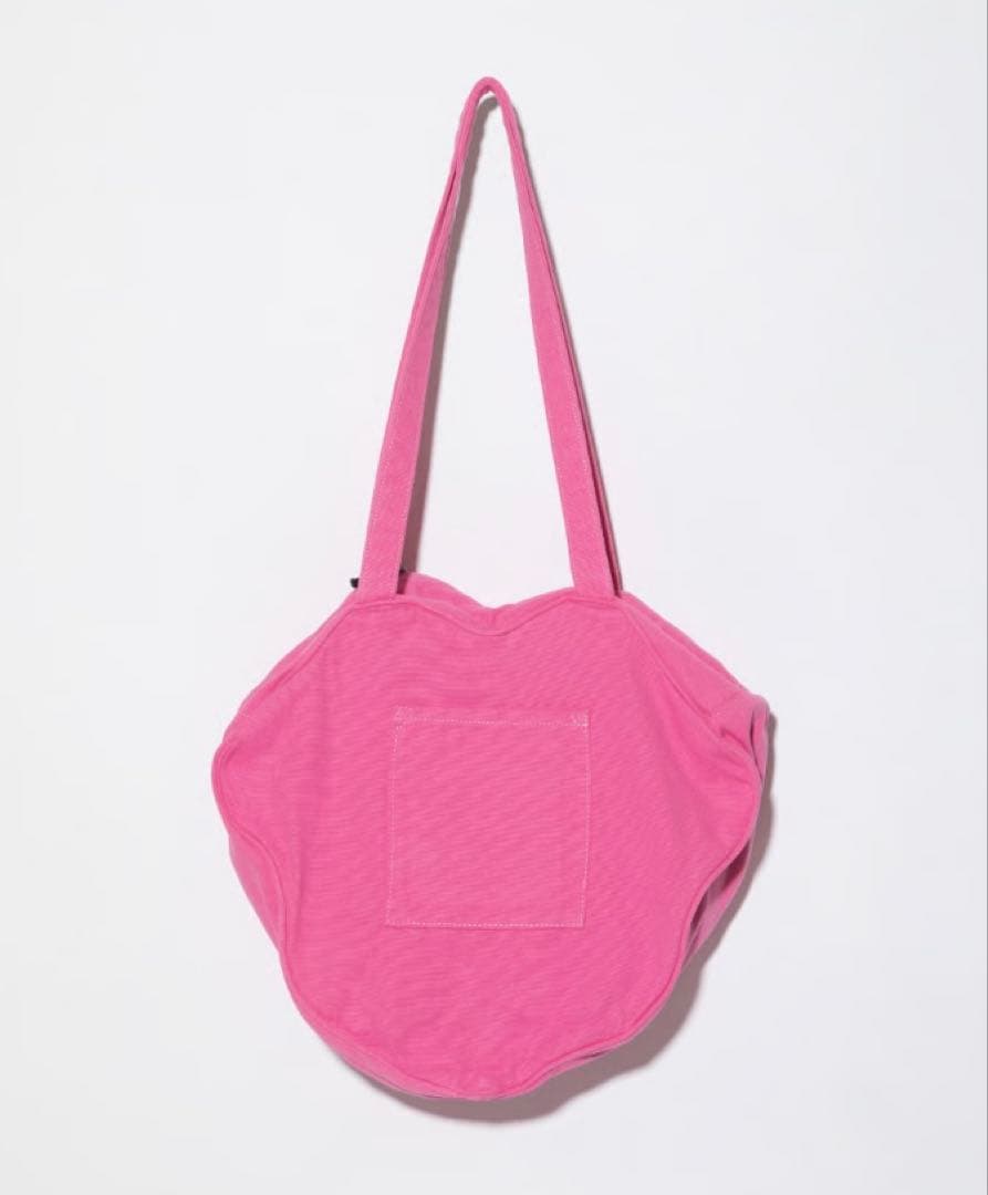 WCJ ミニーマウス トートバッグ チェリーピンク フェイスデザイントートバッグ