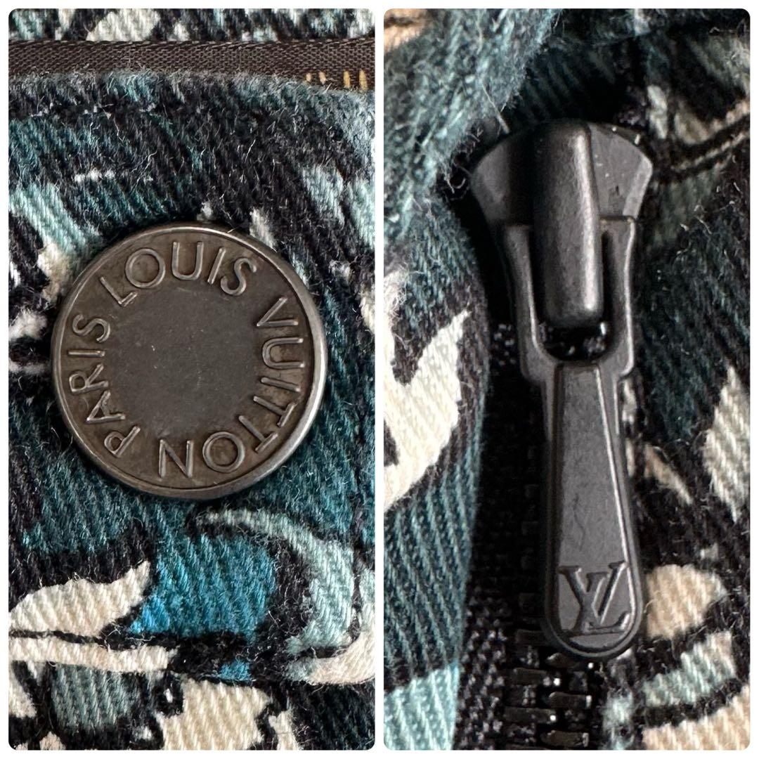 極美品✨LOUIS VUITTON ルイヴィトン 花柄 パンツ LVロゴ 総柄