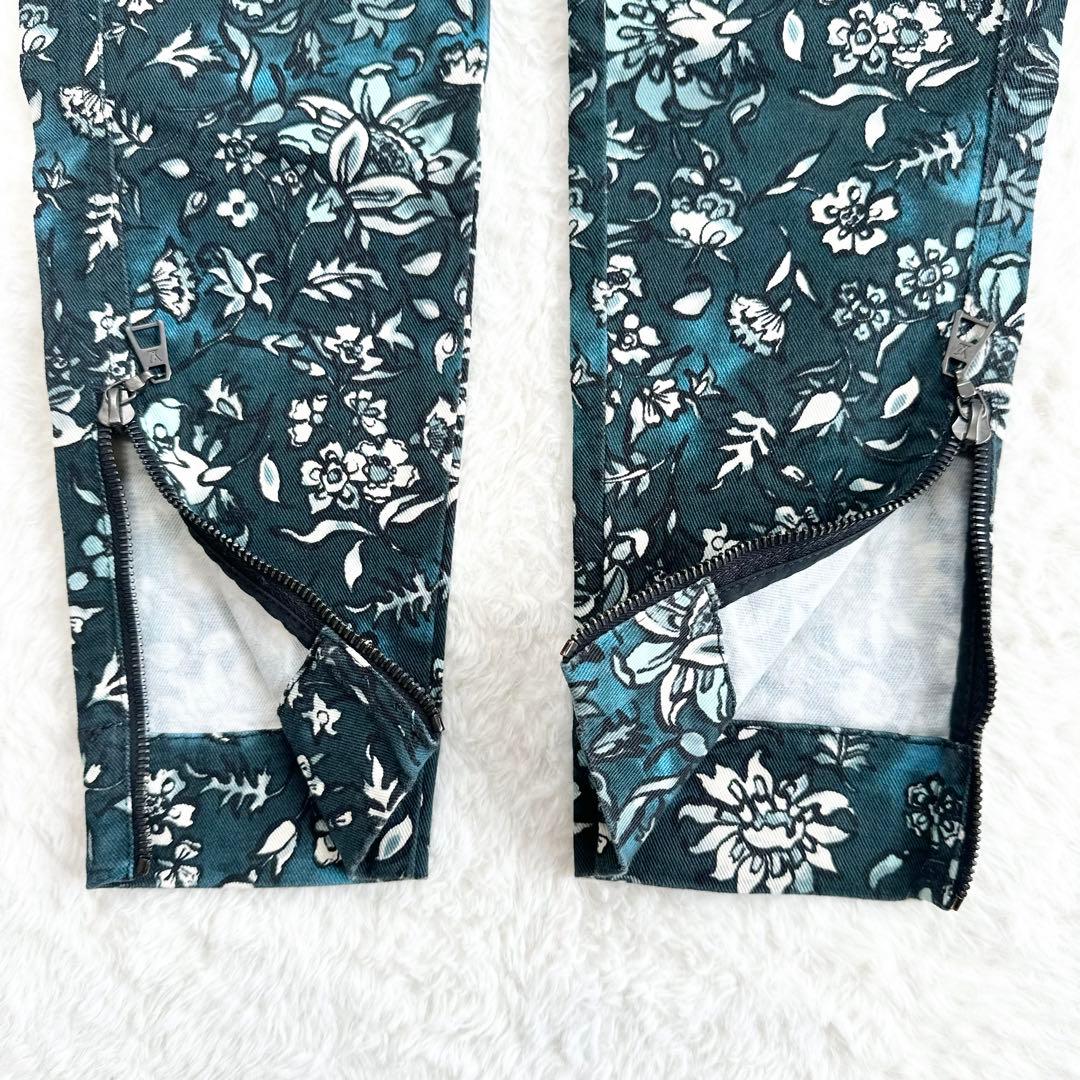 極美品✨LOUIS VUITTON ルイヴィトン 花柄 パンツ LVロゴ 総柄