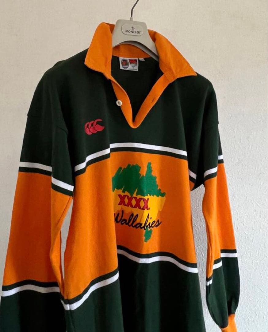 AUS製 オーストラリア代表 ワラビーズ ラグビー ジャージ ラガーシャツ L
