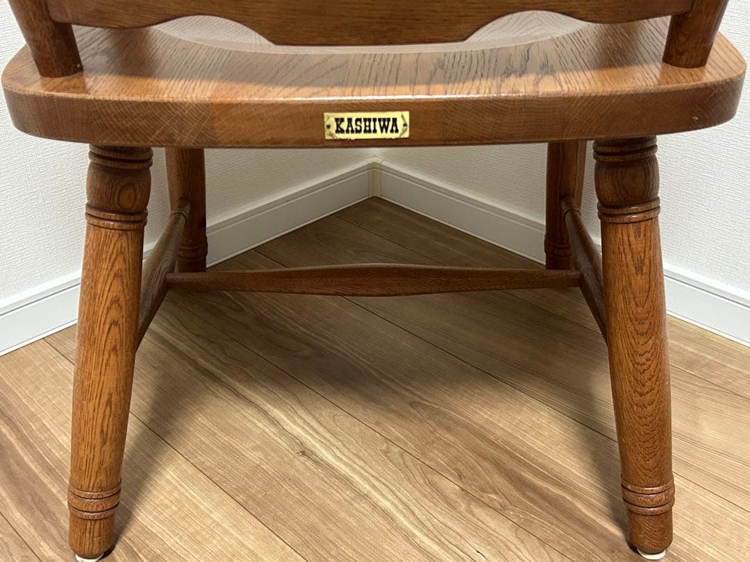 KASHIWA / 柏木工 木製 アームチェア ダイニングチェア ②