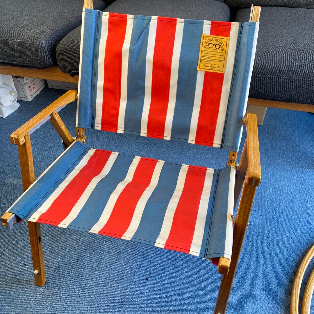 ネイタルデザイン　カーミットチェア　レトロストライプ
