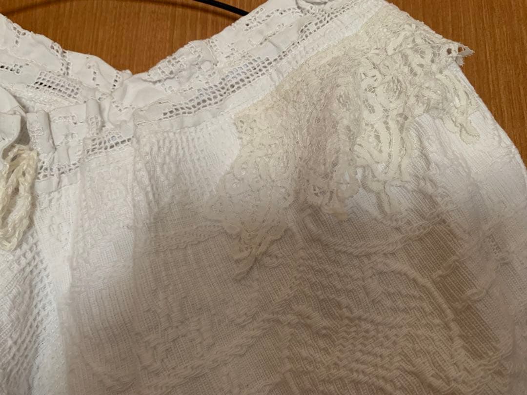 ハンドメイド作家様　アンティークブティ　ポンチョ