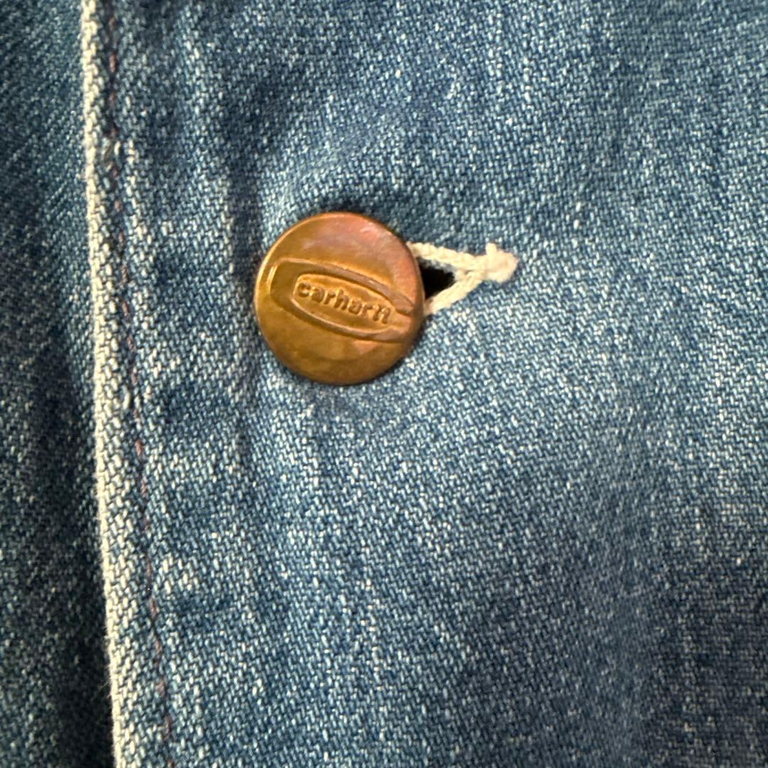 Carhartt デニムカバーオール サイズ38 デカC 60s