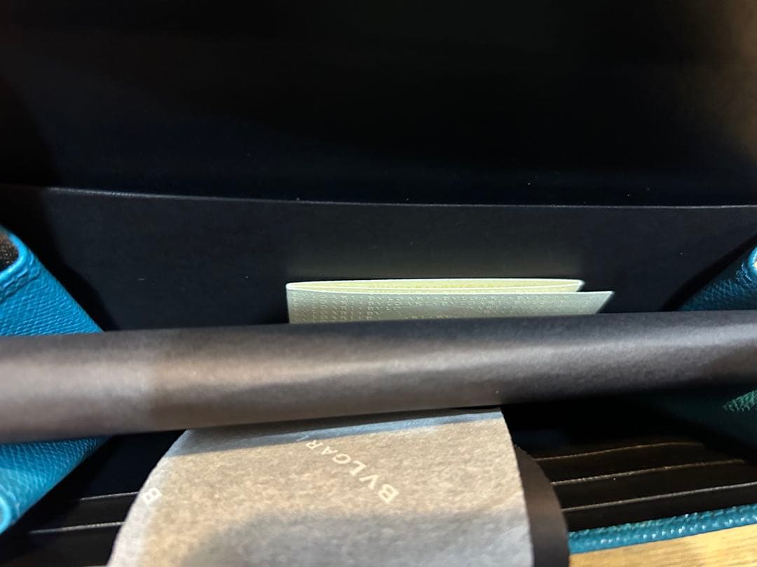 【新品未使用】BVLGARI ターコイズ 長財布