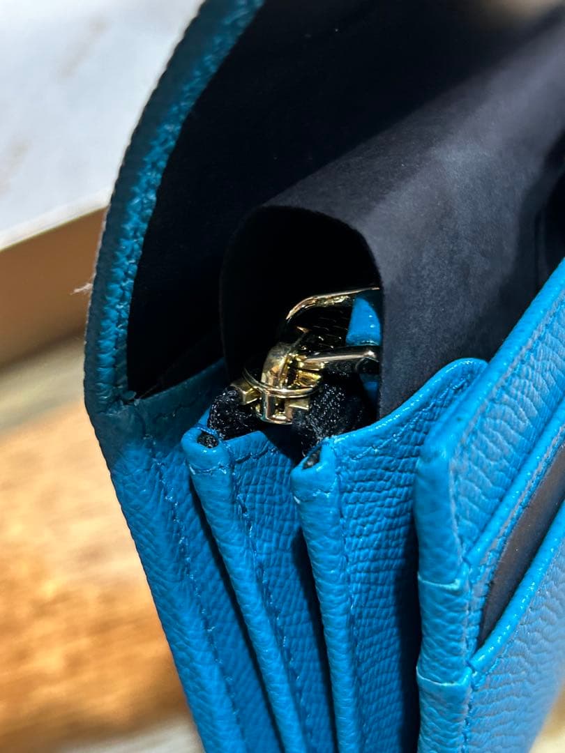 【新品未使用】BVLGARI ターコイズ 長財布