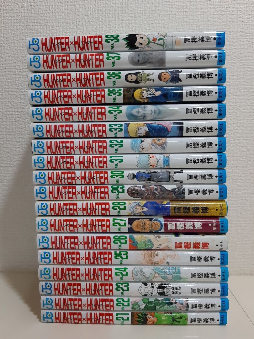 【既刊全巻】HUNTER×HUNTER　1～38巻　ハンター