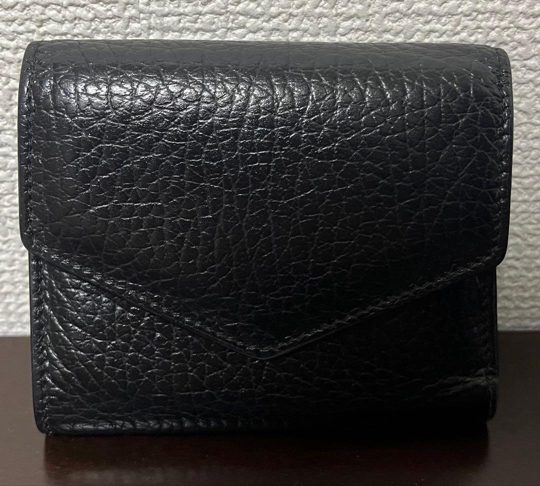 Maison Margiela メゾンマルジェラ 三つ折財布 4ステッチ 黒