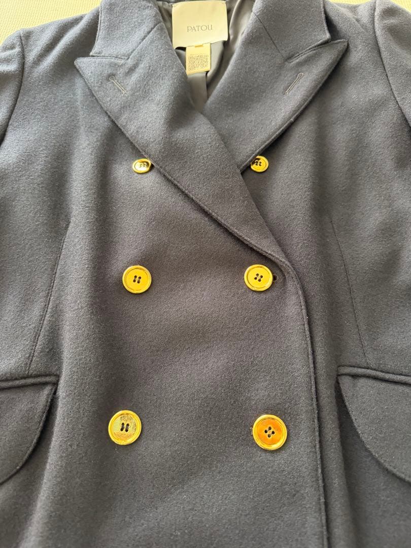 ア*ス様 PATOU ネイビー ダブルブレストジャケット