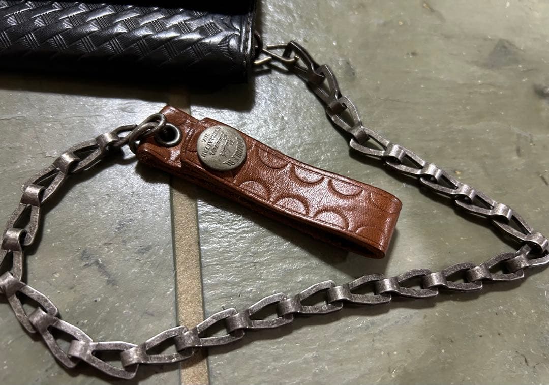 RRL ダブルアールエル 切替レザー チェーンウォレット