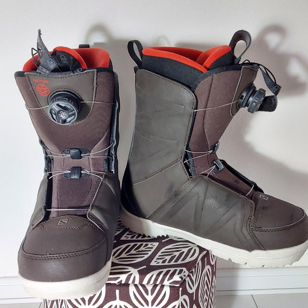 サロモン（26cm）スノーボードブーツ ボード FACTION boa ブラウン