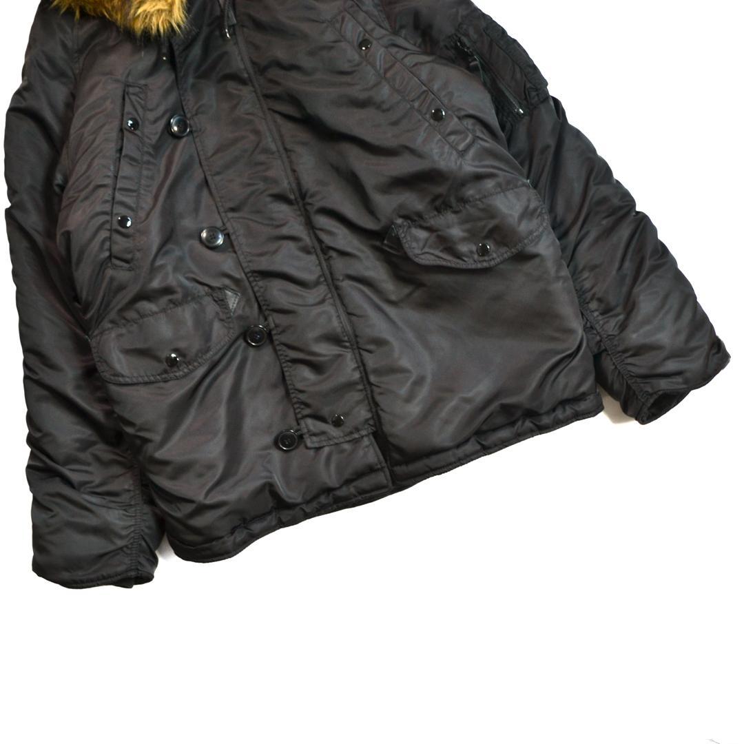 【極美品】ALPHA INDUSTRIESアルファ N-3BフライトジャケットL