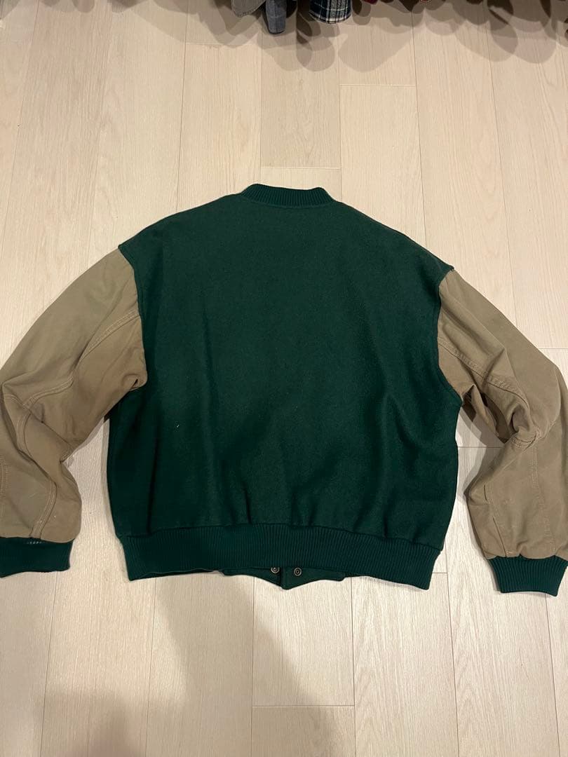 eddiebauer エディバウアー　スタジャン　アワードジャケット　黒タグ