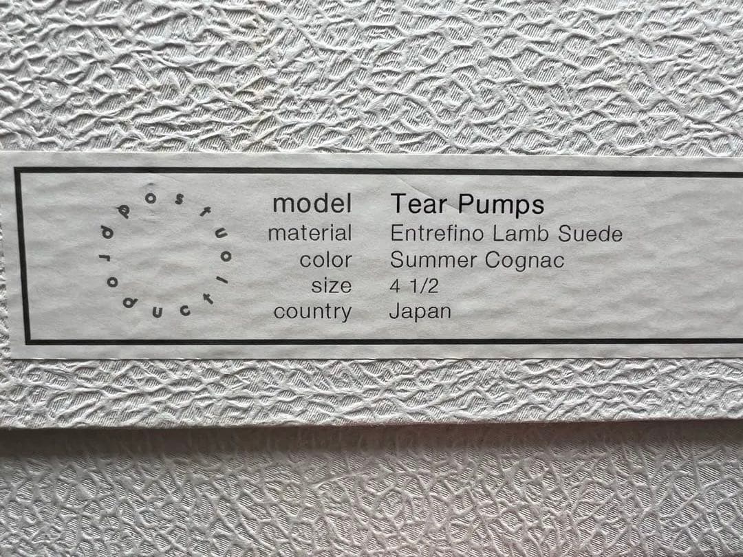 Post Production ポストプロダクション Tear Pumps 4½