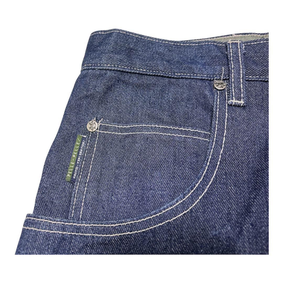 レイジ 様★pelle pelleペインターデニム バギー 極太 ワイド 36