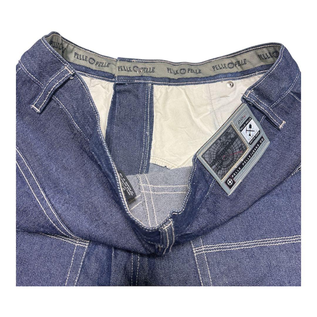 レイジ 様★pelle pelleペインターデニム バギー 極太 ワイド 36