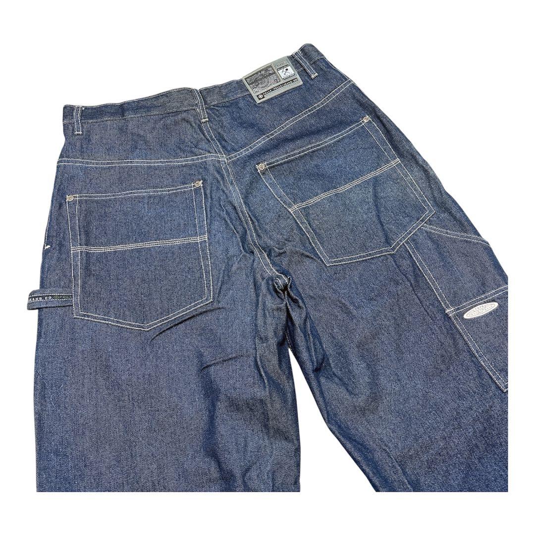 レイジ 様★pelle pelleペインターデニム バギー 極太 ワイド 36