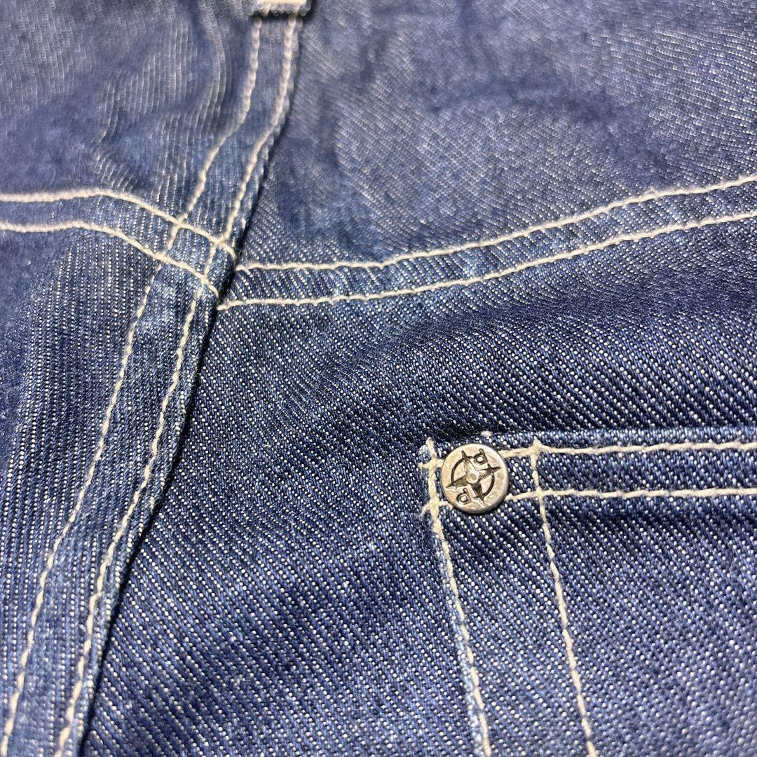 レイジ 様★pelle pelleペインターデニム バギー 極太 ワイド 36