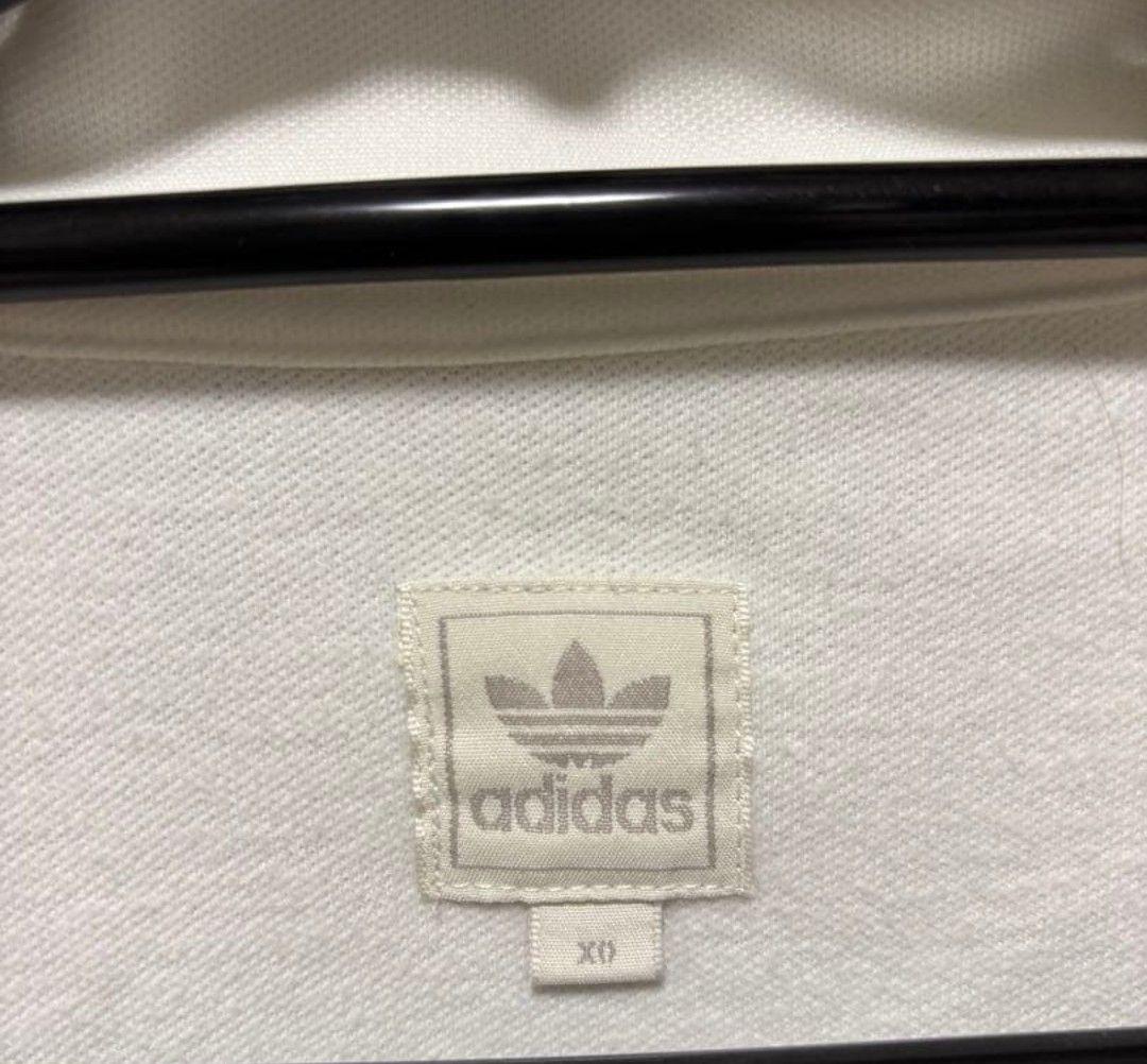adidasトラックジャケットベッケンバウアーホワイト×ブラックXO