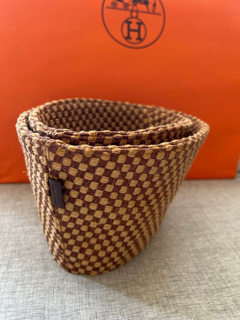 エルメス　 パニエドプラージュ　 カゴ