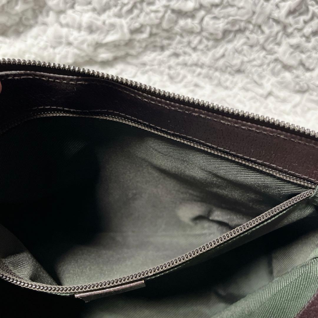 良品✨グッチ ショルダーバッグ GG柄 スクエア キャンバス　肩掛け　ベージュ