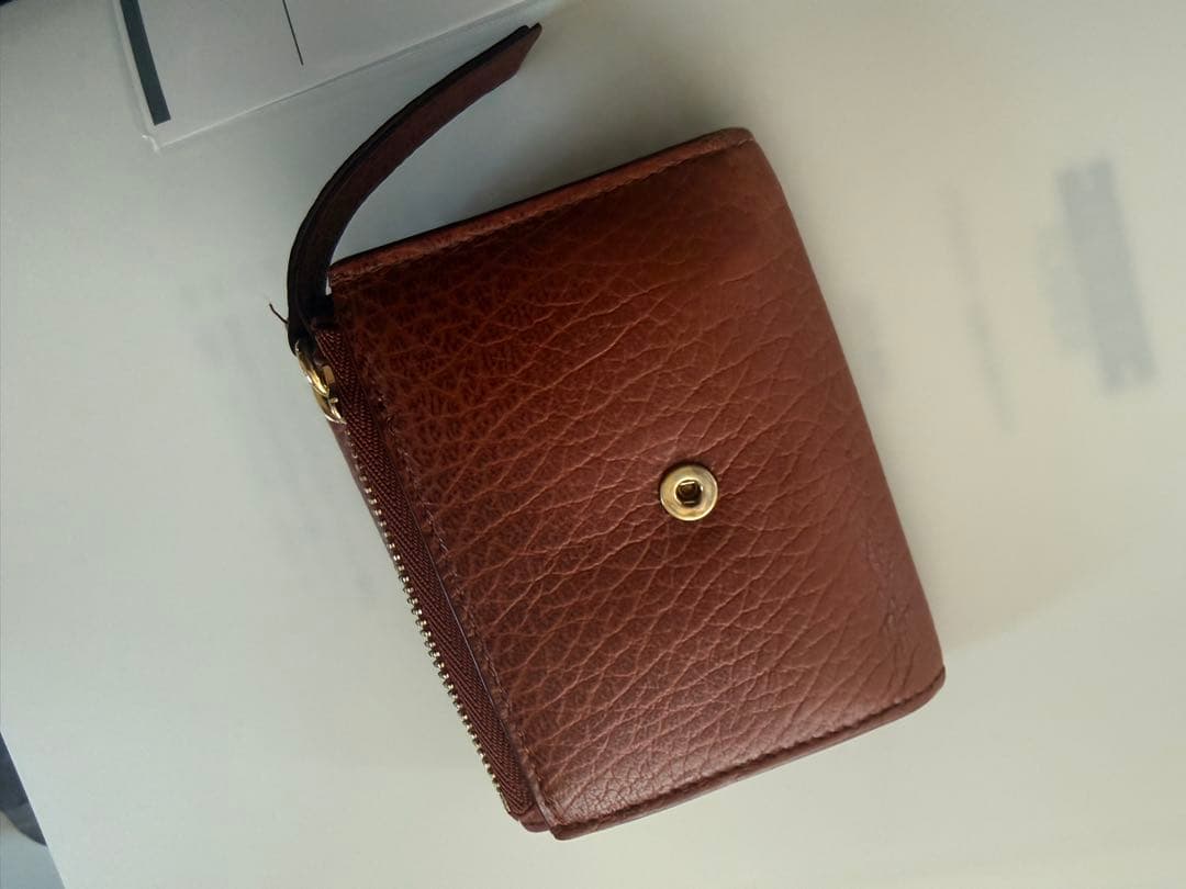 マルジェラ　財布　margiela 赤　レッド　三つ折り財布