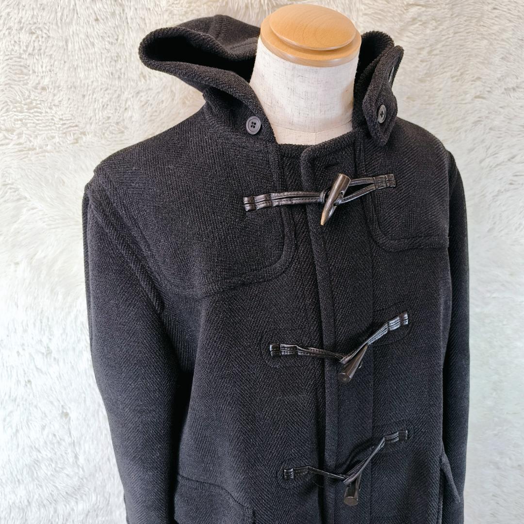 【美品】ニューヨーカー　ダッフルコート　ムーアブルック　肉厚　ヘリンボーン