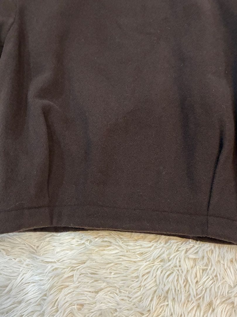 ✨人気✨　ORCIVAL オーシバル/ノーカラーコート　ナチュラル　ブラウン