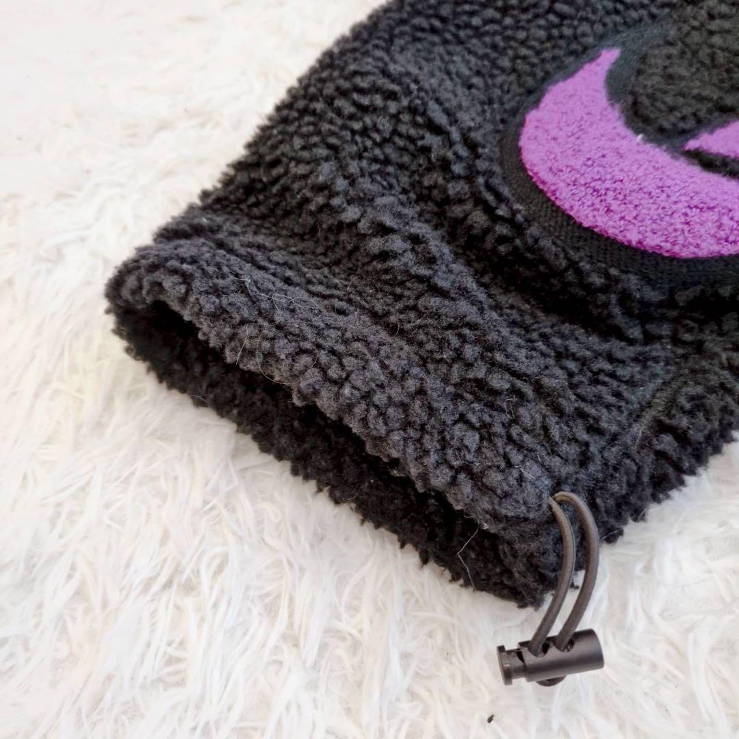 ◾︎激レア◾︎ ガルフィー ボアパーカー ビッグ刺繍ロゴ 燃える薔薇 中型犬 黒