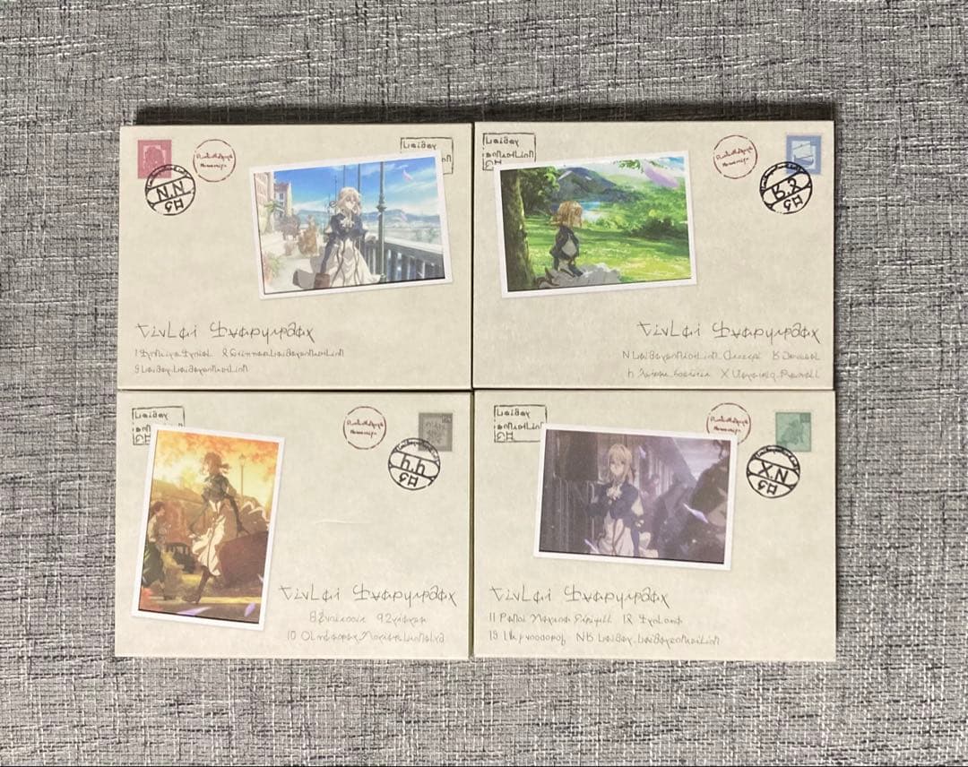 j*a様 美品✨ヴァイオレット・エヴァーガーデン テレビアニメ DVD 全4巻セ