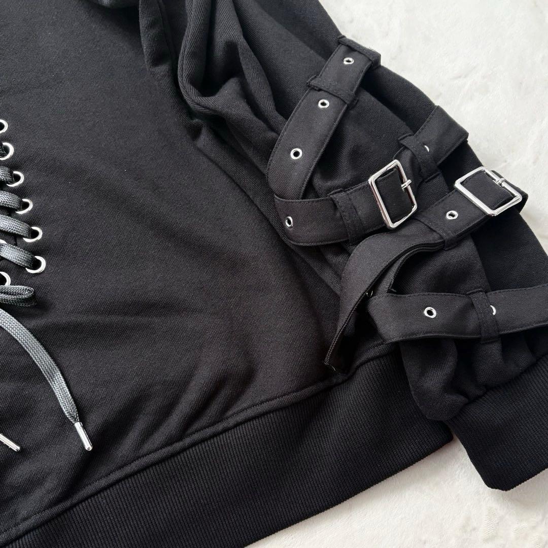 ディムモアール DIMREM 超ハトメファーフード パーカー 地雷 サブカル