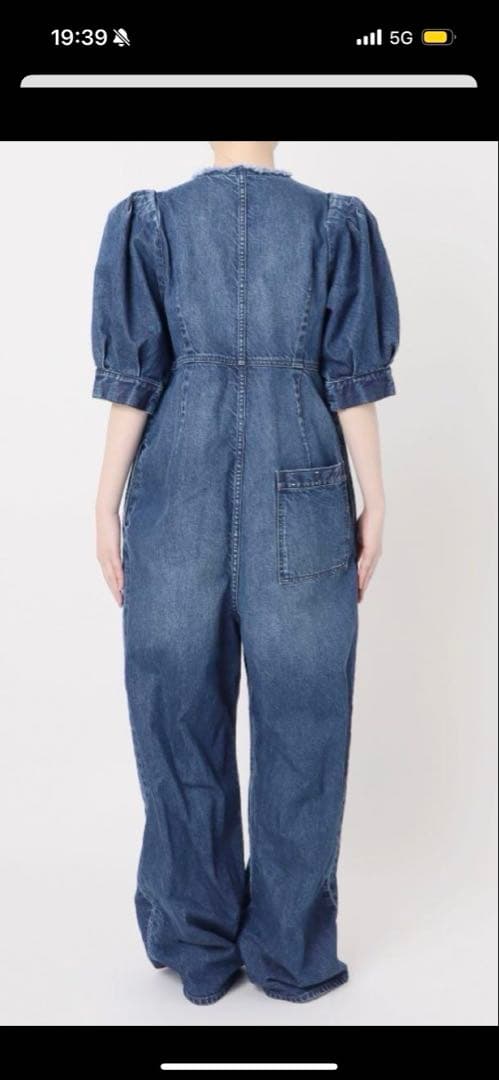 IENA ×アッパーハイツ パフスリーブオールインワン