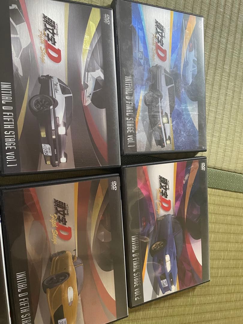 頭文字D DVDセット34枚　ステッカー付き