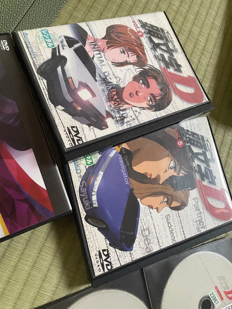 頭文字D DVDセット34枚　ステッカー付き