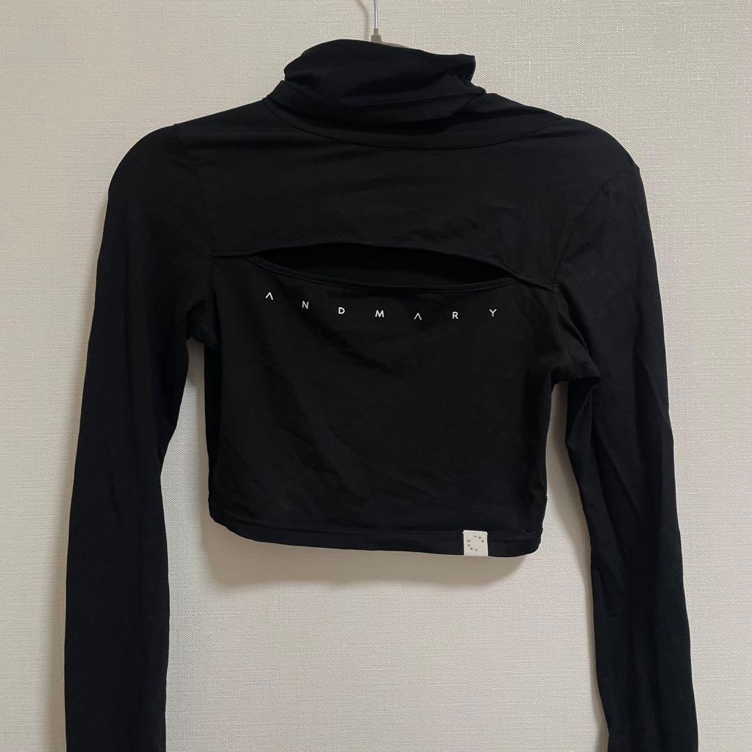 トップス andmary luna logo tops